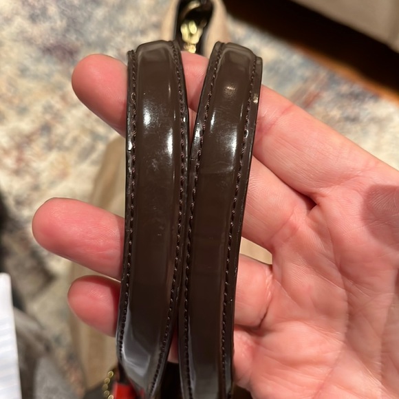 Coach Signature Stripe Wool Lunch Tote - Picture 12 of 16